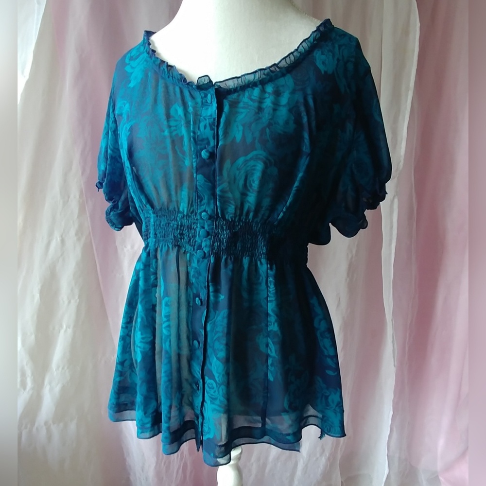 Torrid sheer blouse
